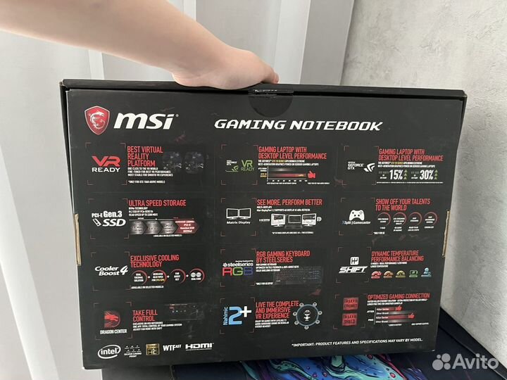 Игровой ноутбук msi