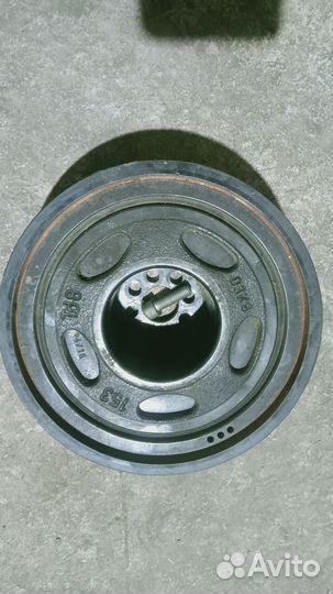 Шкив коленвала audi a6 a7