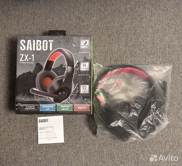 Игровые наушники Saibot zx-1