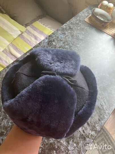 Мужская зимняя шапка из овчины