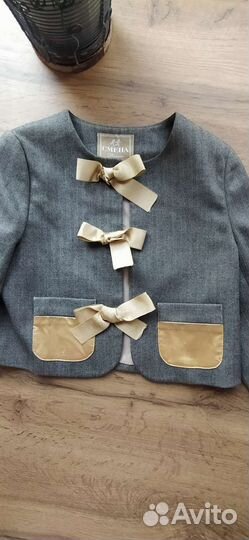 Жакет пиджак школьный 122 Смена девочки