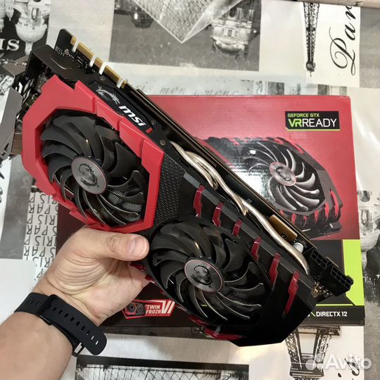 Видеокарта MSI GeForce GTX 1070 Gaming X 8gb