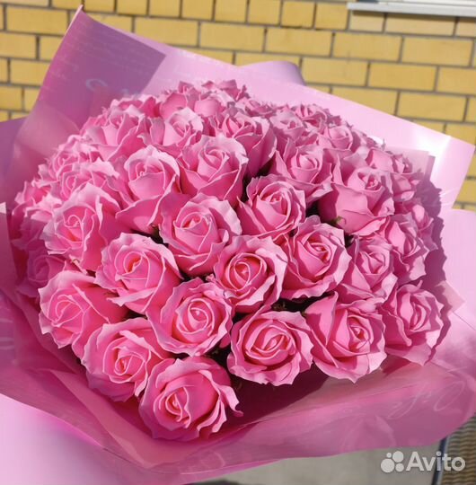 Букет из роз (мыльные цветы)