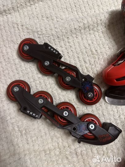 Коньки ролики 2 в 1