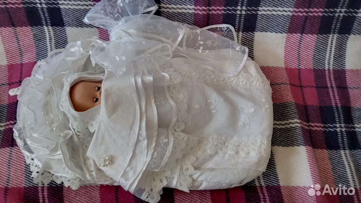 Комплект кружевной на выписку