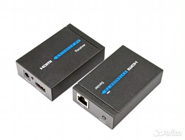 Удлинитель hdmi сигнала на 60 м по Cat 5/6