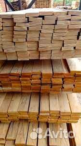 Обрезная доска лиственница 25х100х6000мм