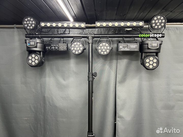 Светомузыка комплект со стойкой