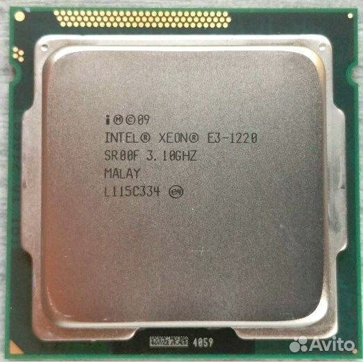 Процессор Xeon E3 1220 (lga1155, 3.1 Ггц)