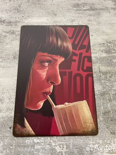 Декор на стену табличка Криминальное чтиво кино