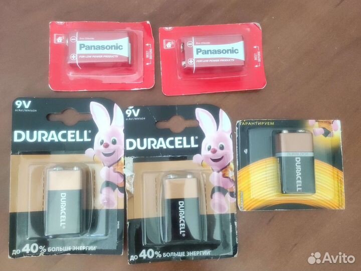 Батарейка 9v крона