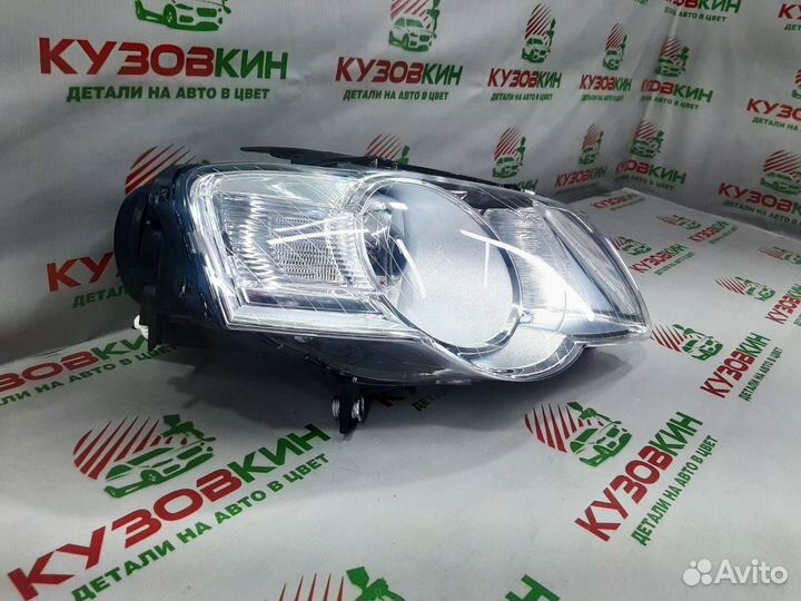 Фара VW passat B6 2005-2009 RH хром линза мех.кор