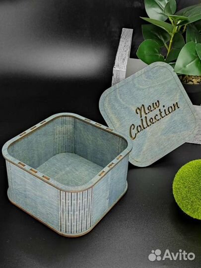 Коробка подарочная деревянная