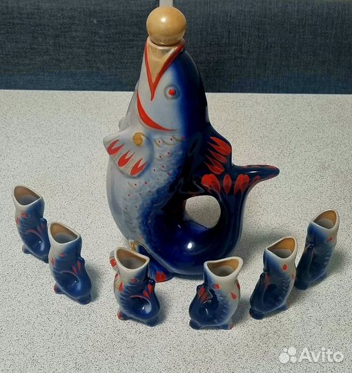 Сервиз рыбки СССР