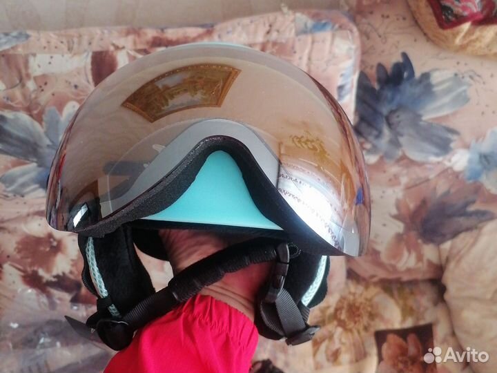 Шлем для горных лыж, сноуборда (с очками)