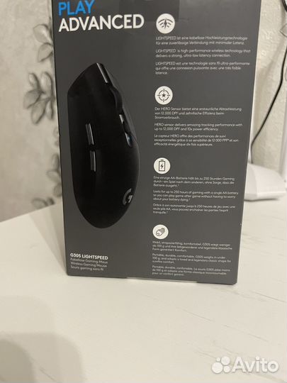 Игровая беспроводная мышь logitech g305