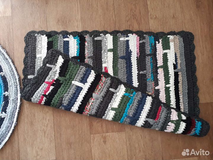 Коврик ручная работа. Винтаж. Текстиль