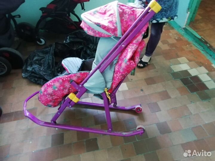 Коляска санки