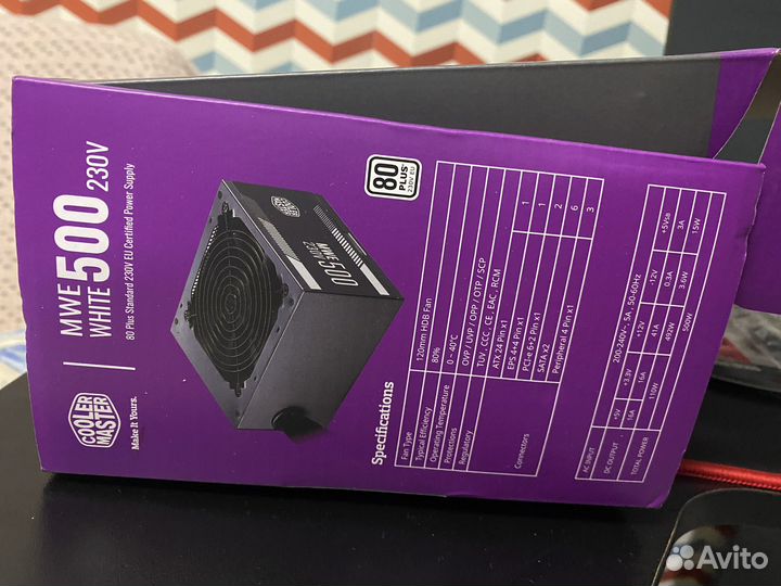 Блок питания 500w Cooler master