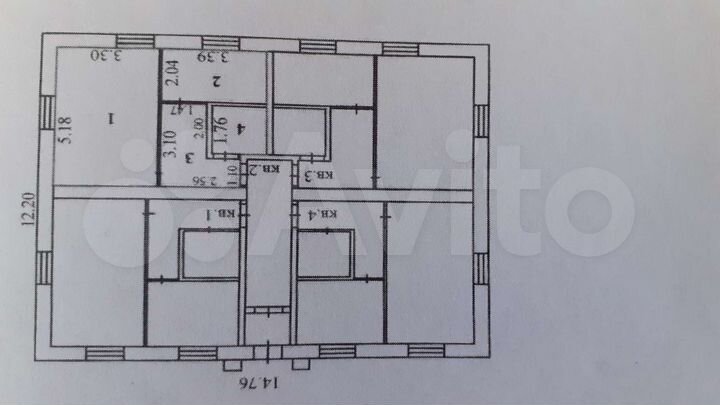 1-к. квартира, 32,8 м², 1/1 эт.