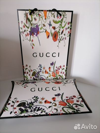Пакет подарочный Gucci, с тубусом,новый