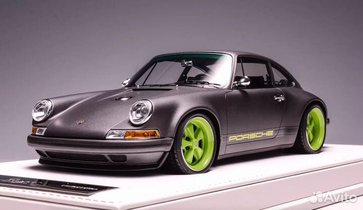 Porsche 911 Singer Matt Grey IVY 1:18