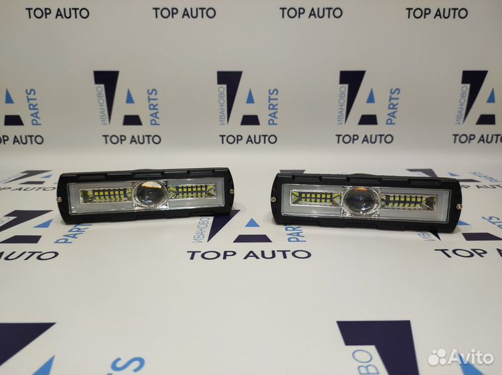 Птф LED 40W + дхо с универсальным креплением