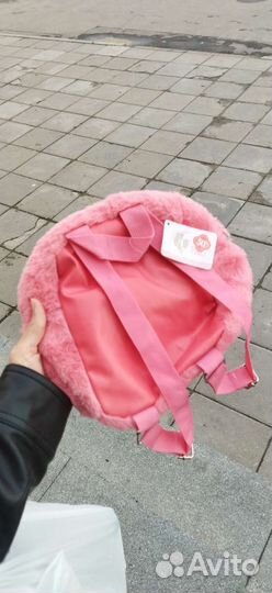 Рюкзак детский розовый новый зайчик для девочки