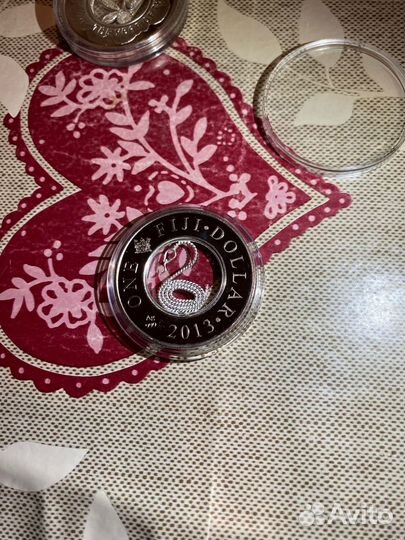 Змея. Лунный Календарь. Серебро 1д 2013 года