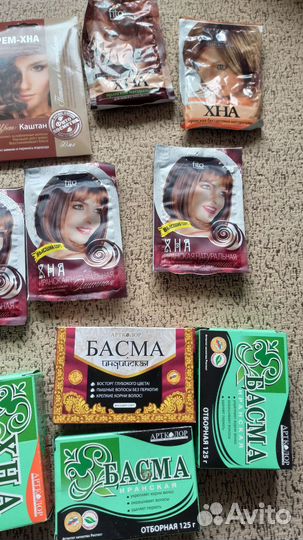 Краска для волос хна и басма
