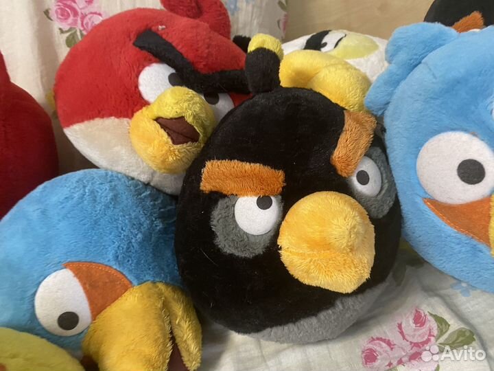 Angry birds игрушки мягкие