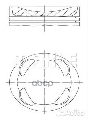 081 PI 00104 002 поршень d77.5 mini Cooper (R5