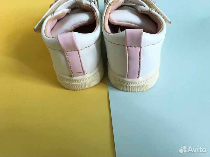 Кеды для девочки белые 20 размер