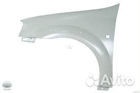 Крыло левое Лада Ларгус цвет белый 221 Ледниковый