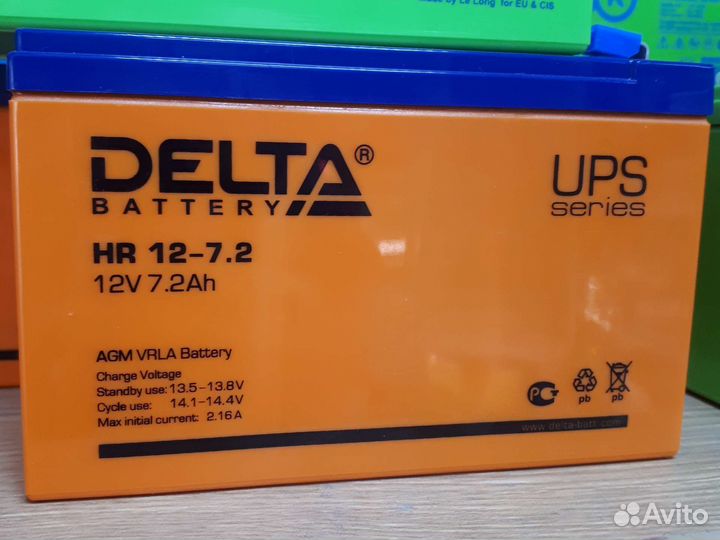 Аккумуляторная батарея для ибп Delta DTM 1207