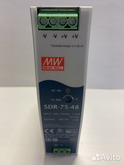 Блок питания, 48В,1.6А,76Вт