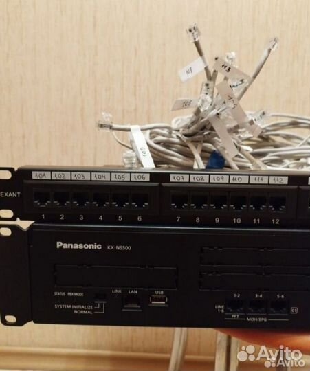Атс panasonic KX-NS500