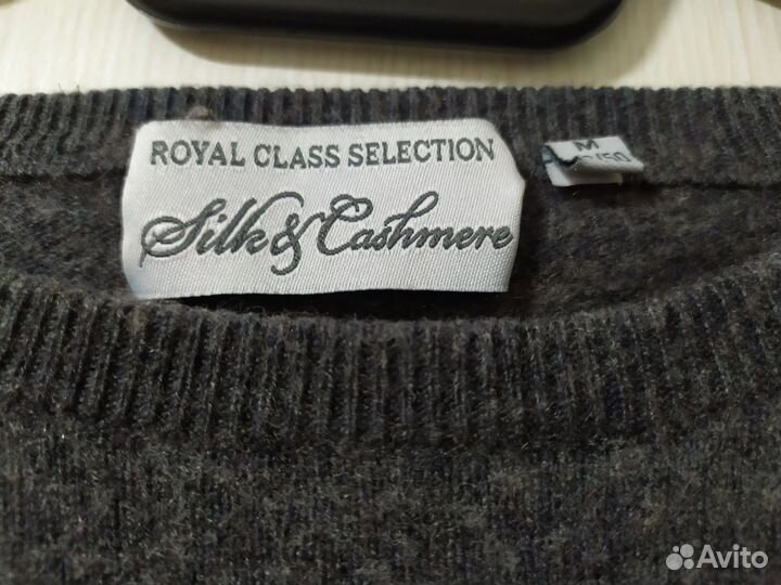 44-46 р. Кашемир/шелк Royal Class Джемпер женский