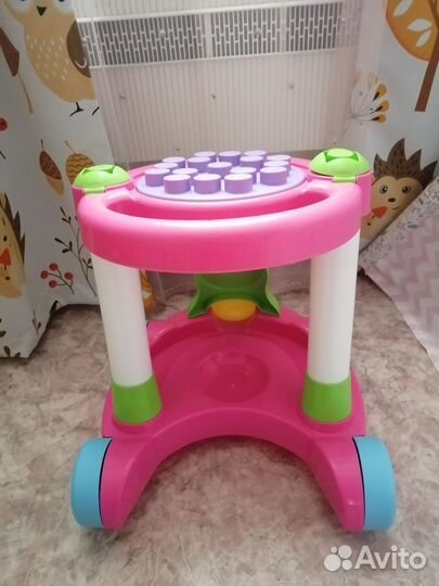 Ходунки-каталка игровые с конструктором б/у