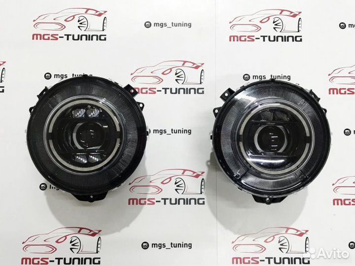 Фары G-class стиль w464 2018+ на 07-18 гг Black