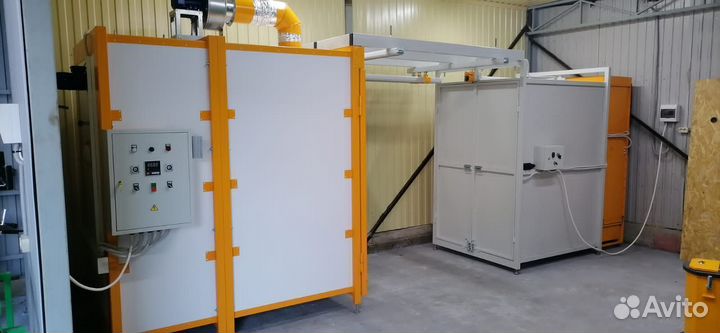 Камера для порошковой покраски дисков