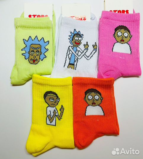 Носки Rick&Morty