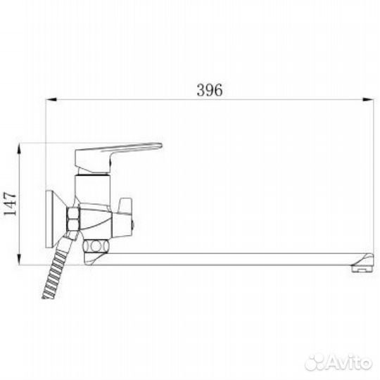 Osgard 87223 Смеситель для ванны