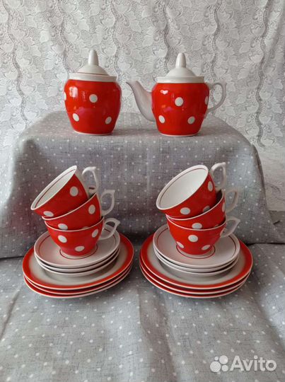 Винтажный чайный сервиз СССР