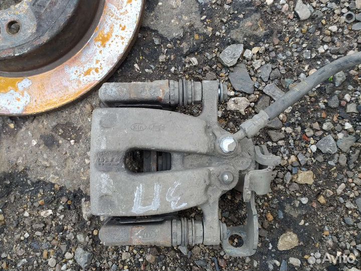 Комплект задних тормозов kia ceed jd