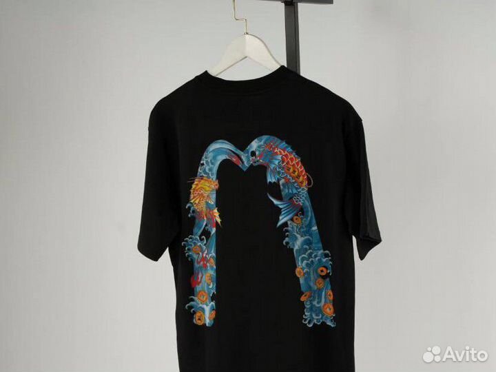 Футболка Evisu чёрная