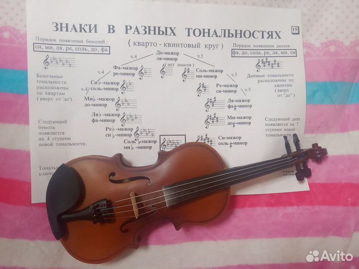 Скрипка детская 1/8