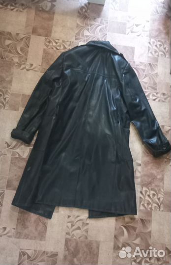 Кожаный плащ мужской СССР