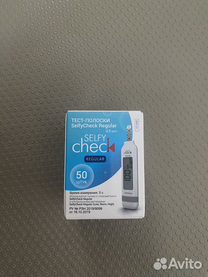 Тест полоски selfy check regular