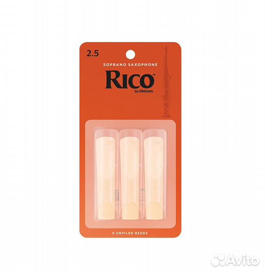 Трости для саксофона сопрано Rico RIA0325 №2.5